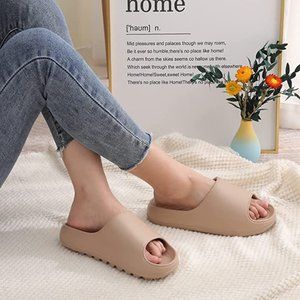 "Yeezy" Inspired Platform Pillow Sandals